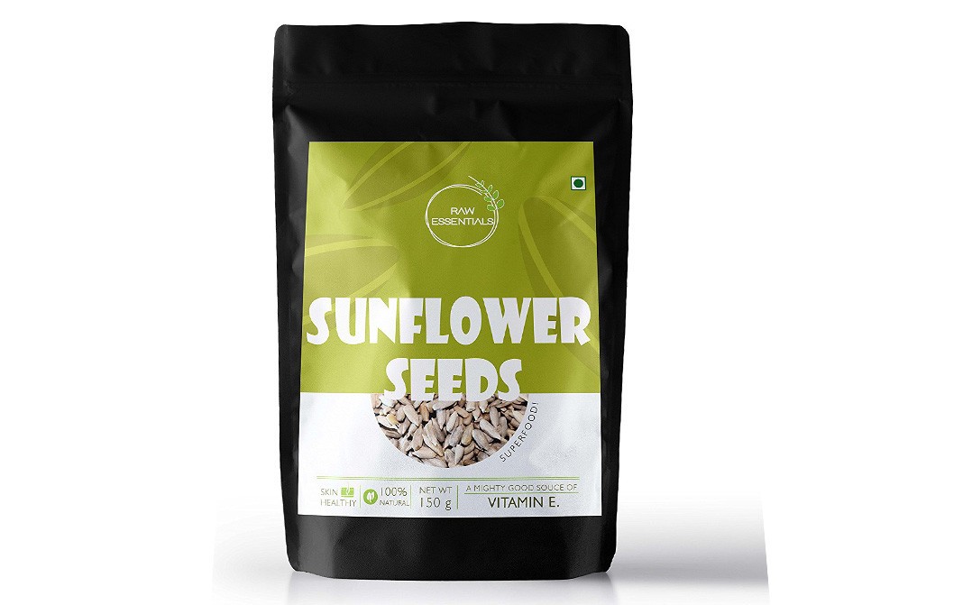 Raw Essentials Sunflower Seeds    Pack  150 grams